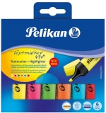 Textmarker 490 set 6 culori Pelikan